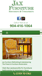 Mobile Screenshot of jaxfurniturerefinishingandupholstering.com